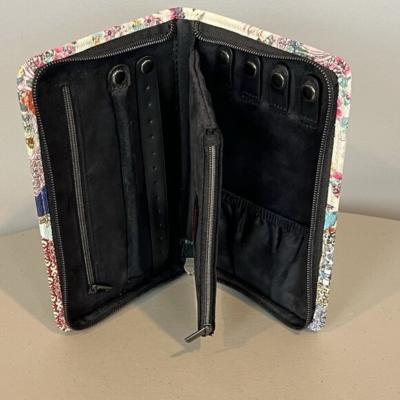 Johnny Was Alia Jewelry Pouch Travel Case Zippered Organizer - Picture 5 of 12